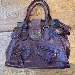 Kenzo Purple Leather Women's Bag